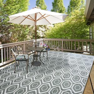 Outdoor Camping Rugs, Rug Patios Clearance Plastic Straw Rug Weatherproof Reversible Mats, Large Floor Mat for Outdoors, RV, Patio, Backyard, Deck, Picnic, Beach, Trailer, Camping